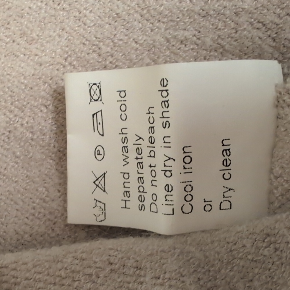 Italian Cozy Tan Women's Cowl Neck Sweater - Picture 7 of 8